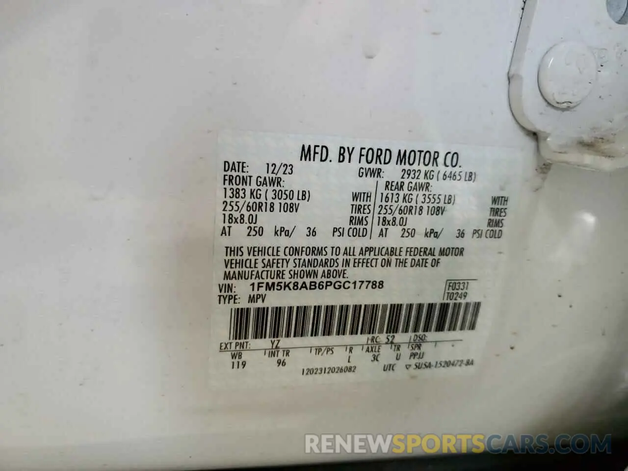 13 fotografías del automóvil dañado 1FM5K8AB6PGC17788 FORD EXPLORER 2023