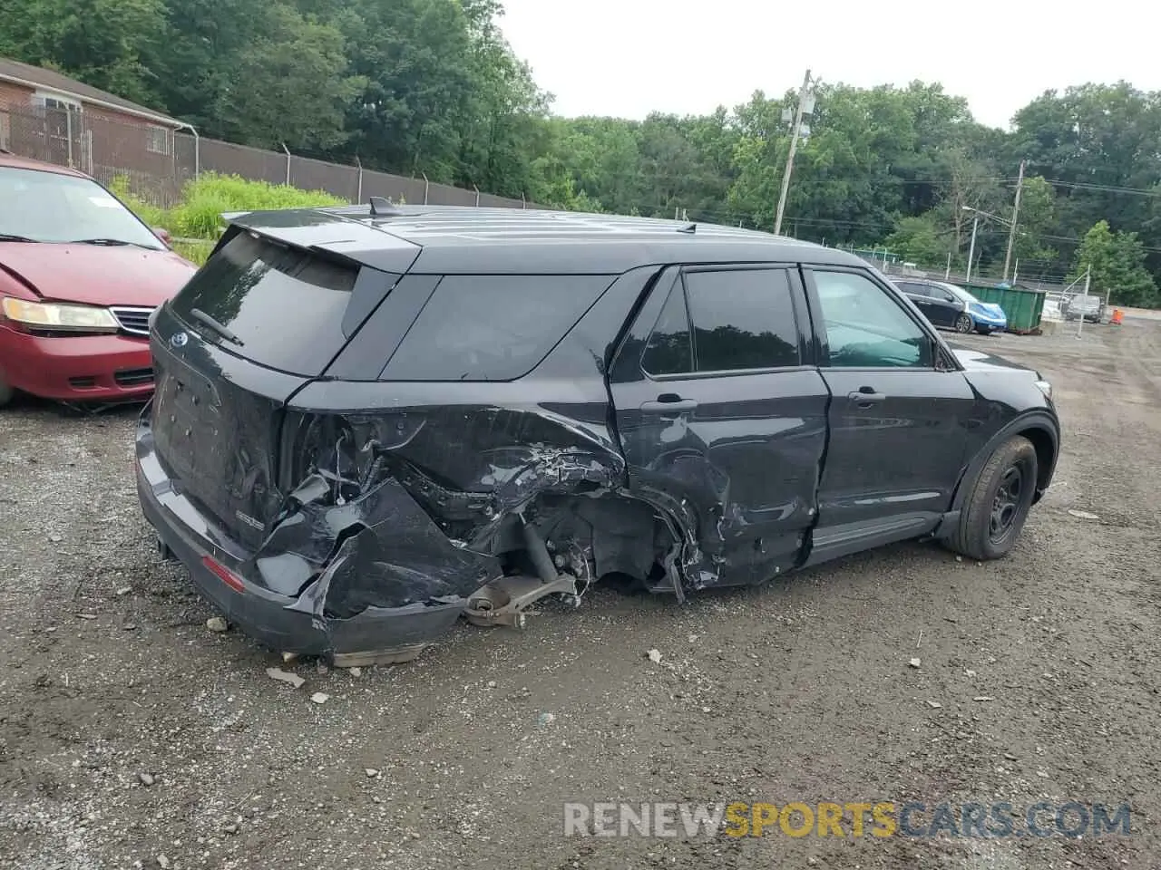 3 fotografías del automóvil dañado 1FM5K8AB9PGB76072 FORD EXPLORER 2023