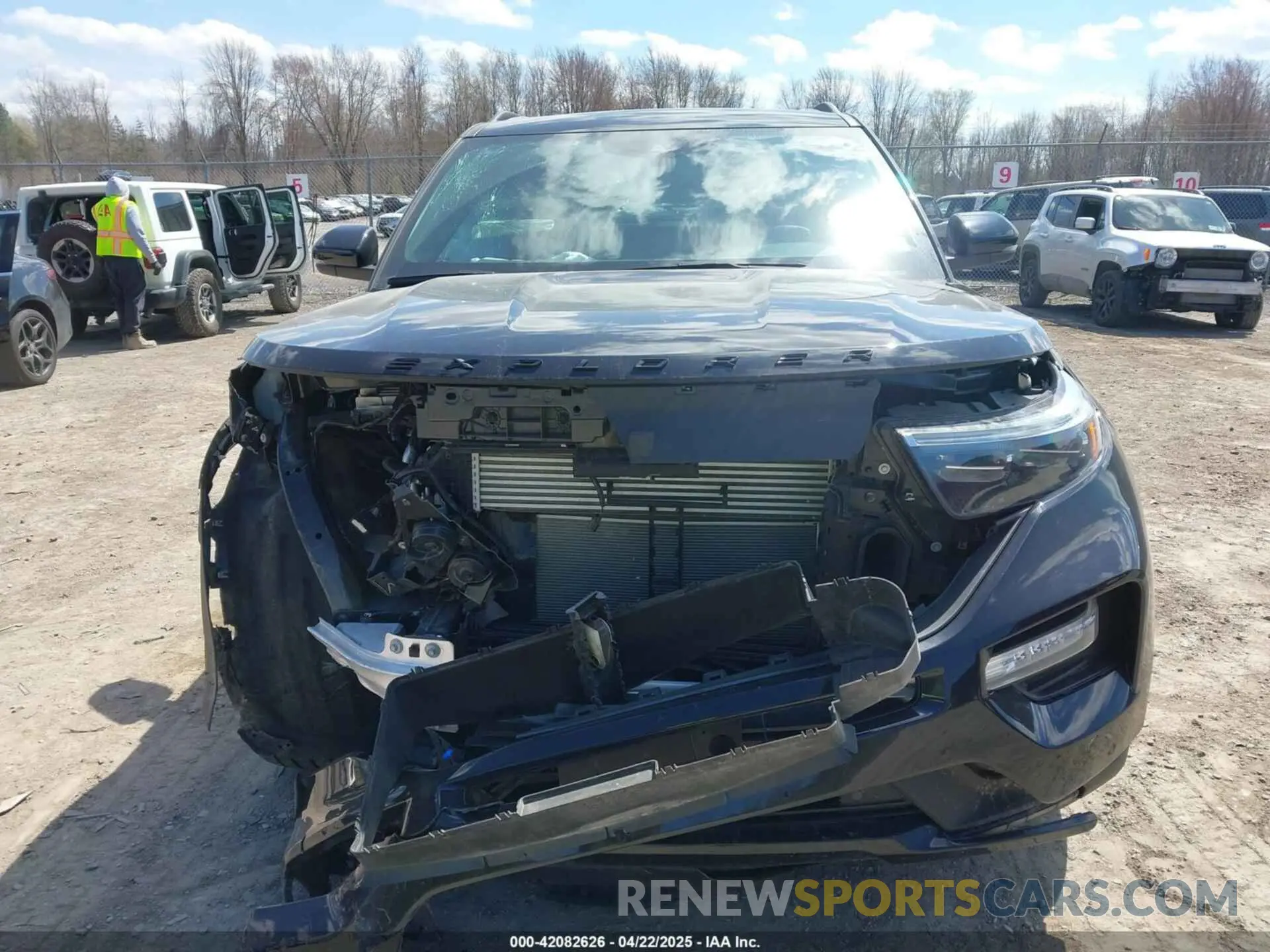 12 fotografías del automóvil dañado 1FM5K8GC5PGC23257 FORD EXPLORER 2023