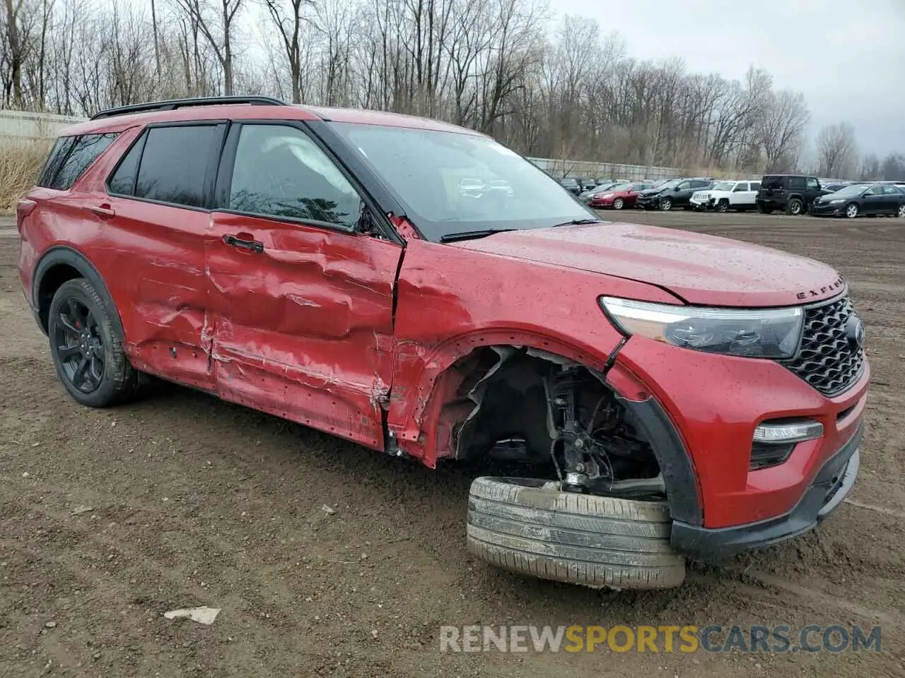 4 fotografías del automóvil dañado 1FM5K8GC7PGB09678 FORD EXPLORER 2023