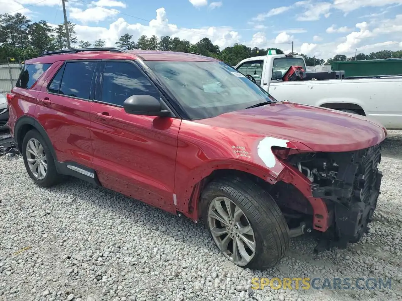 4 fotografías del automóvil dañado 1FMSK7DH2PGA52447 FORD EXPLORER 2023