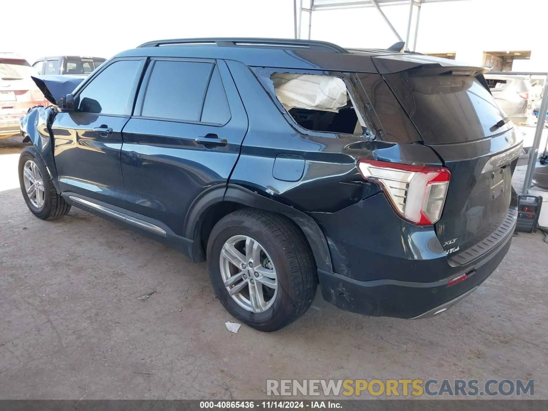 3 fotografías del automóvil dañado 1FMSK7DH9PGB88249 FORD EXPLORER 2023