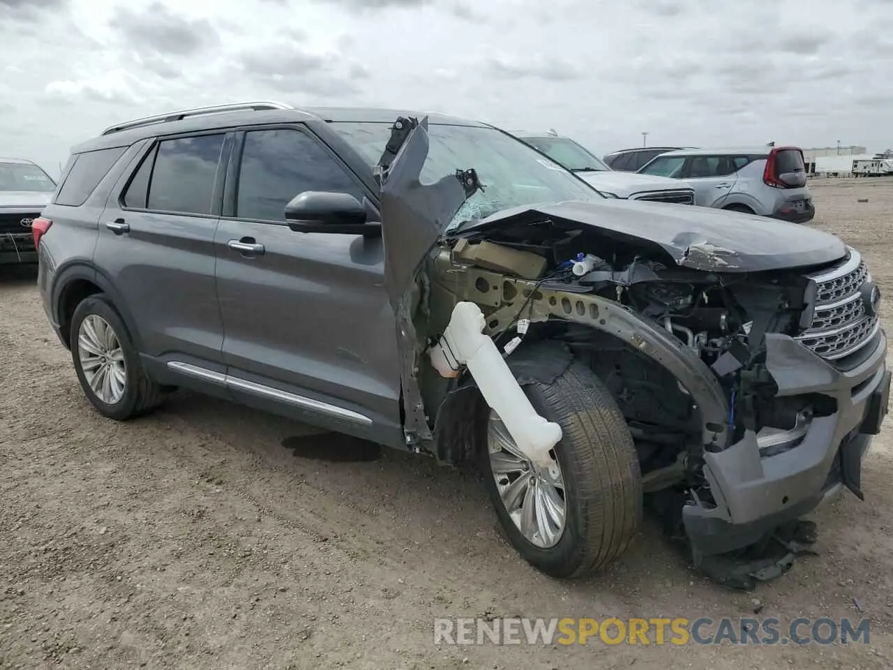 4 fotografías del automóvil dañado 1FMSK7FH1PGA15693 FORD EXPLORER 2023