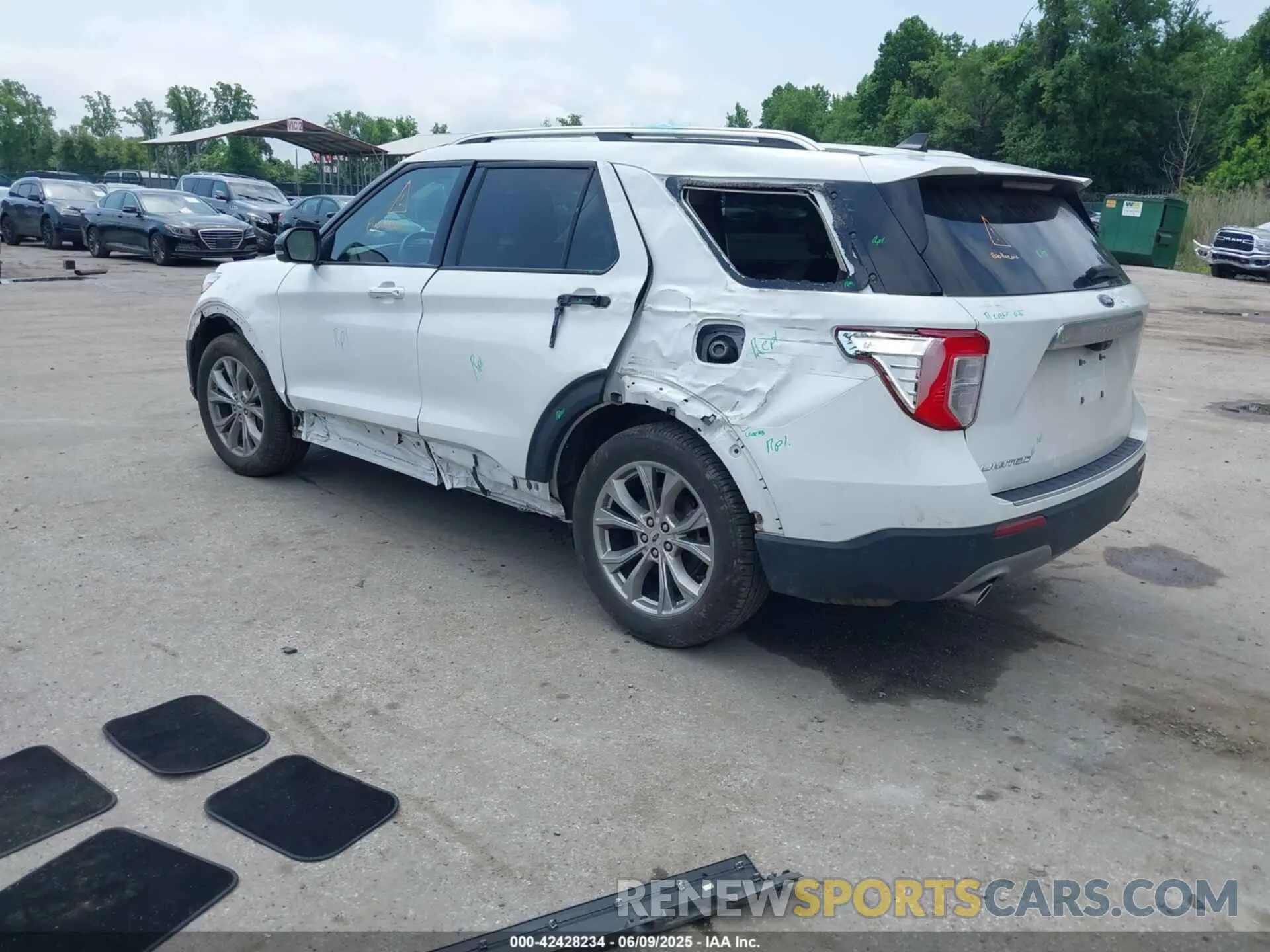 3 fotografías del automóvil dañado 1FMSK7FH3PGA23620 FORD EXPLORER 2023