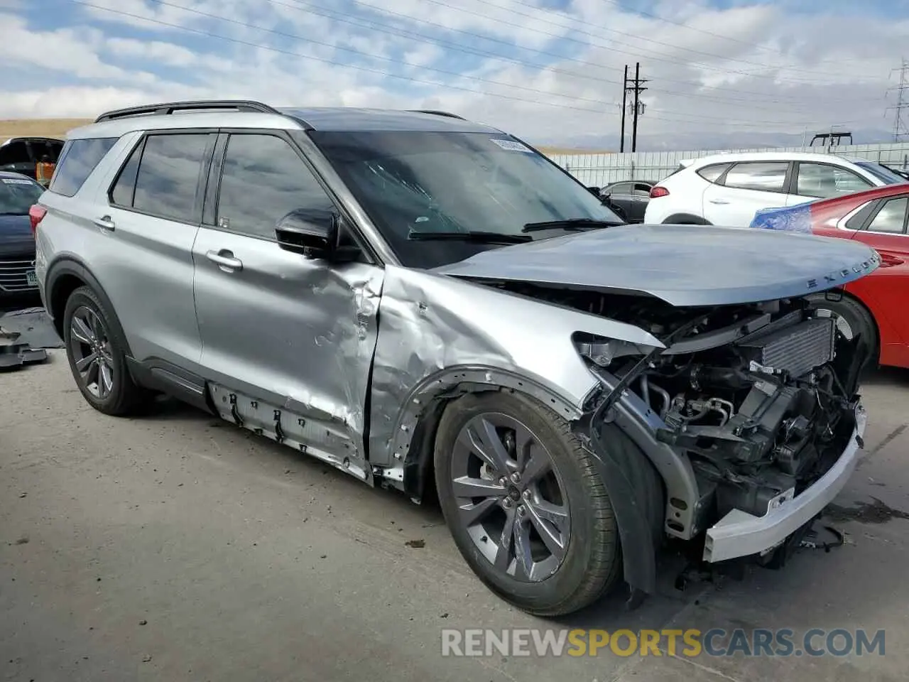 4 fotografías del automóvil dañado 1FMSK8DH2PGA54656 FORD EXPLORER 2023