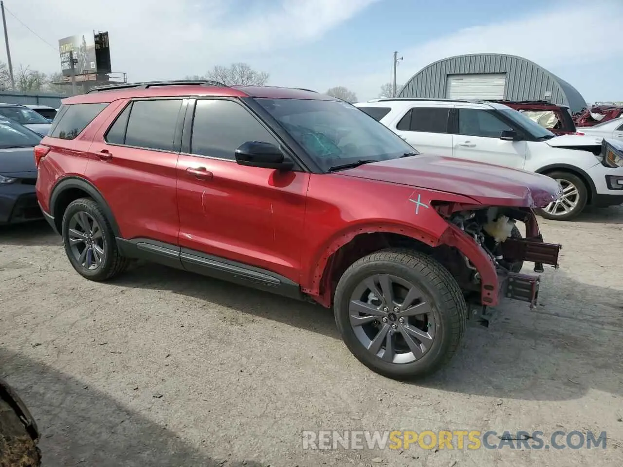4 fotografías del automóvil dañado 1FMSK8DH6PGA38203 FORD EXPLORER 2023
