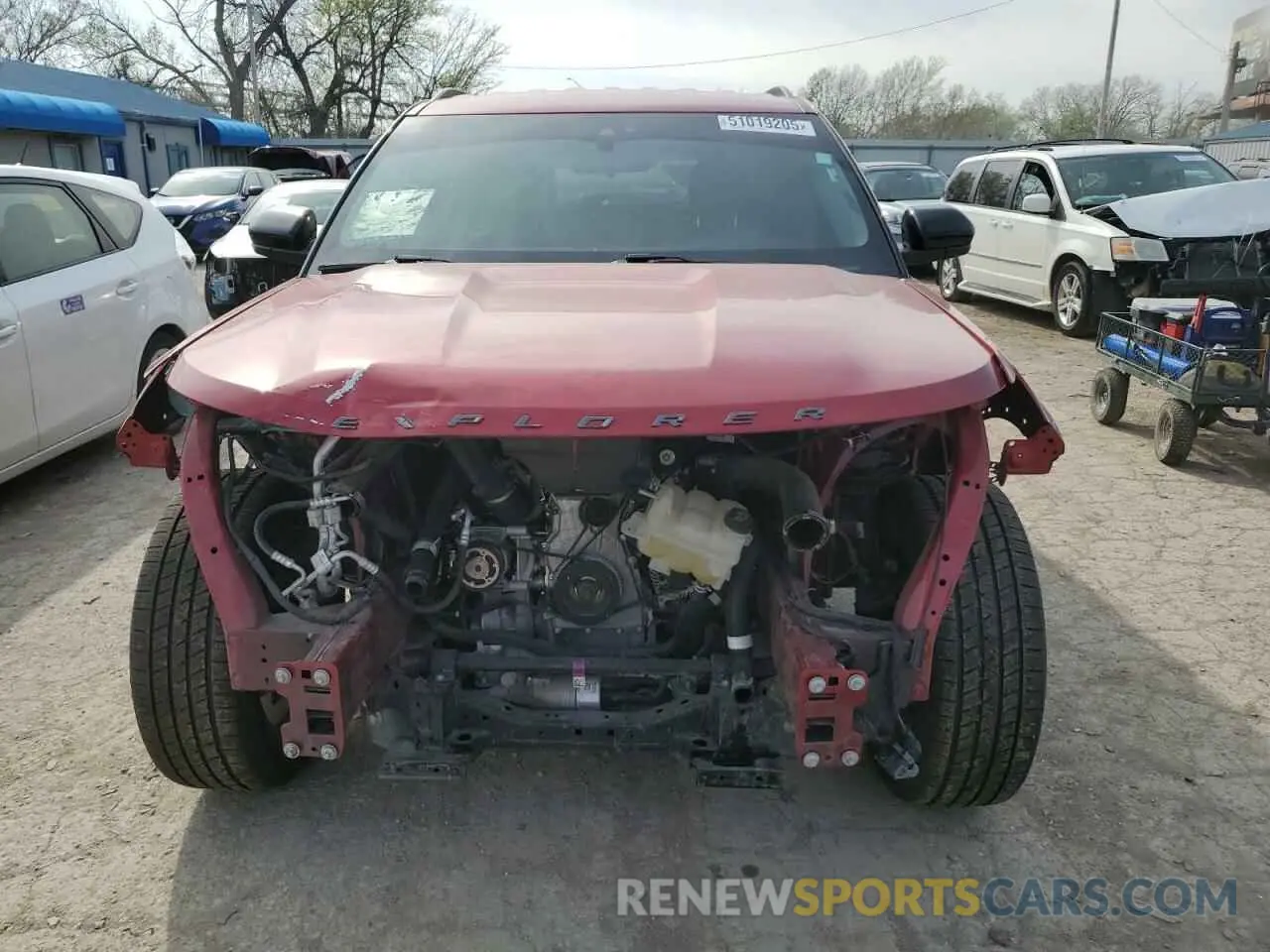 5 fotografías del automóvil dañado 1FMSK8DH6PGA38203 FORD EXPLORER 2023
