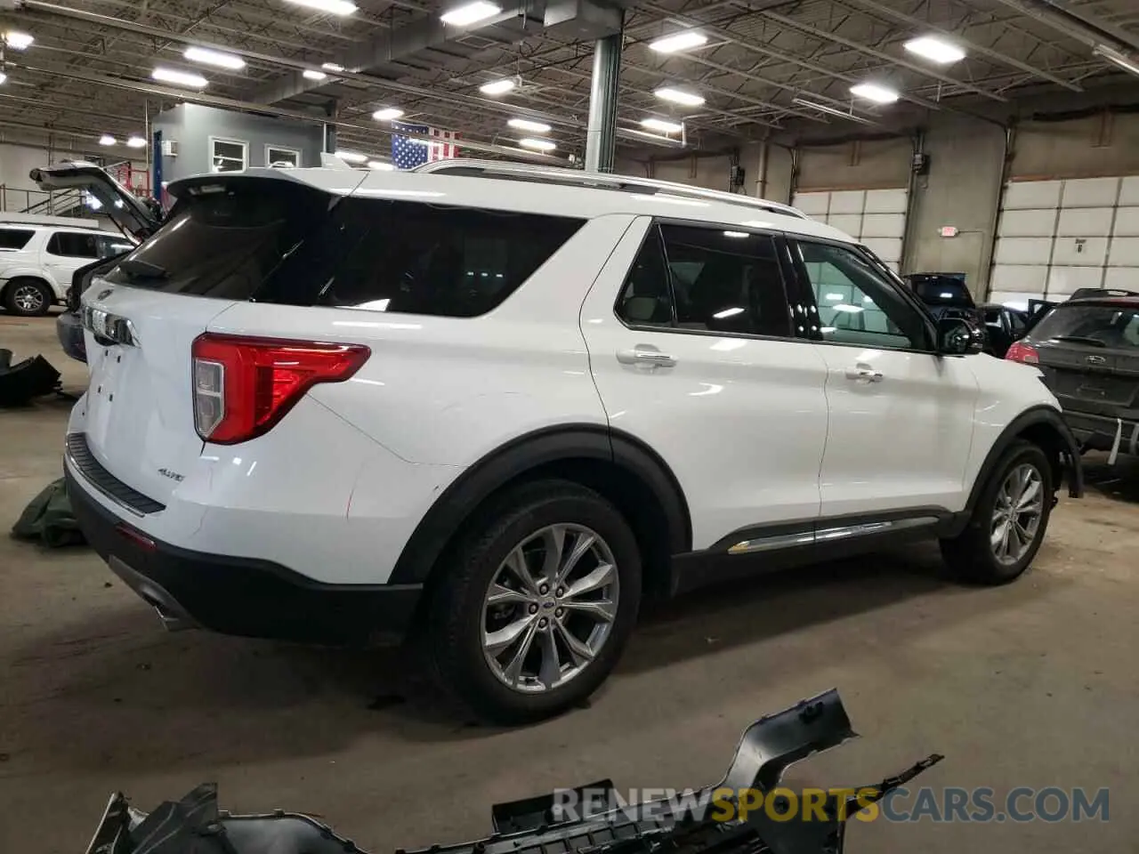 3 fotografías del automóvil dañado 1FMSK8FH6PGB92570 FORD EXPLORER 2023