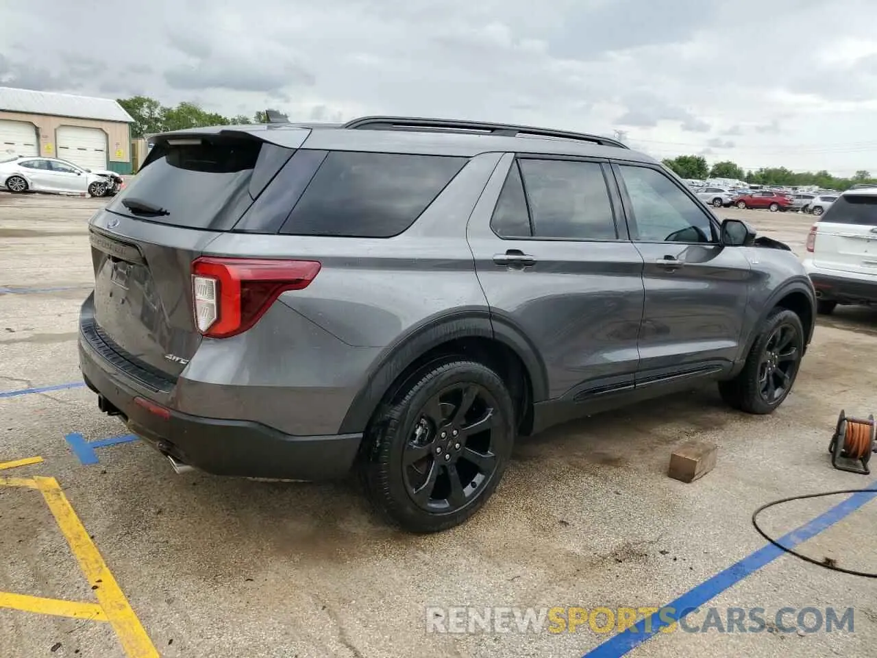 3 fotografías del automóvil dañado 1FMSK8KH4PGA52135 FORD EXPLORER 2023
