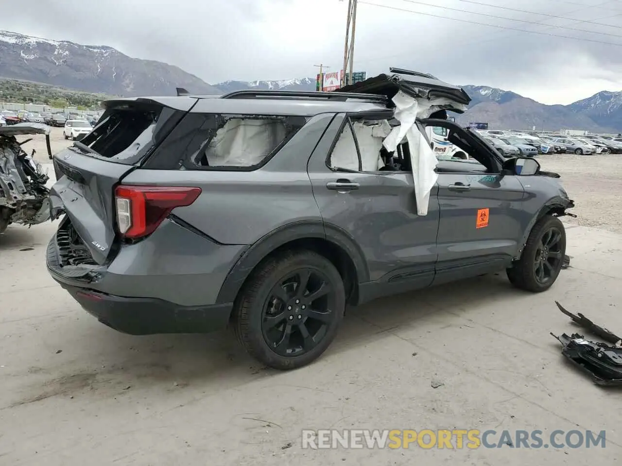 3 fotografías del automóvil dañado 1FMSK8KHXPGC15810 FORD EXPLORER 2023