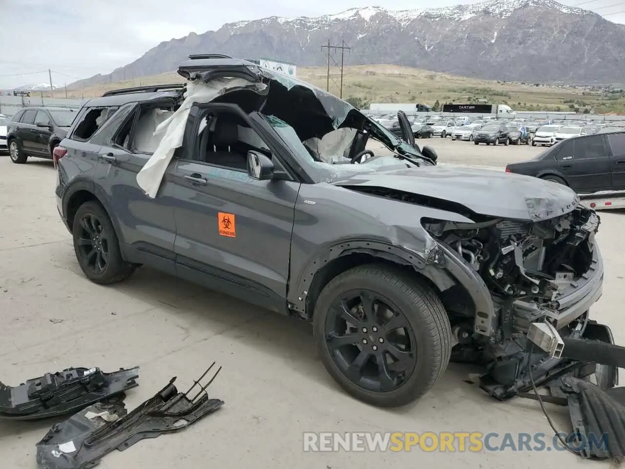 4 fotografías del automóvil dañado 1FMSK8KHXPGC15810 FORD EXPLORER 2023