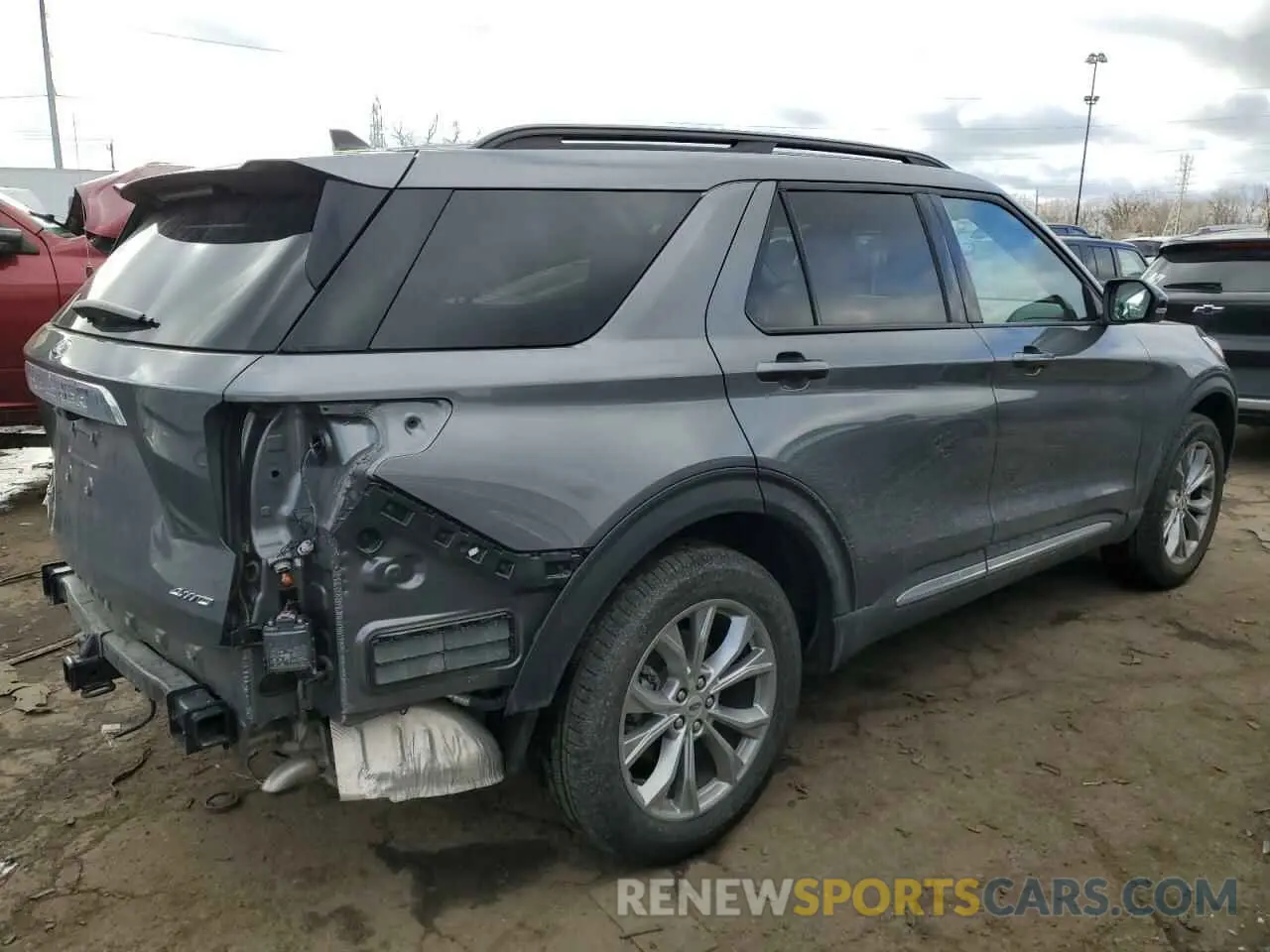3 fotografías del automóvil dañado 1FMSK8DH0RGA16880 FORD EXPLORER 2024
