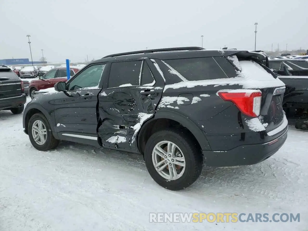 2 fotografías del automóvil dañado 1FMSK8DH8RGA83100 FORD EXPLORER 2024