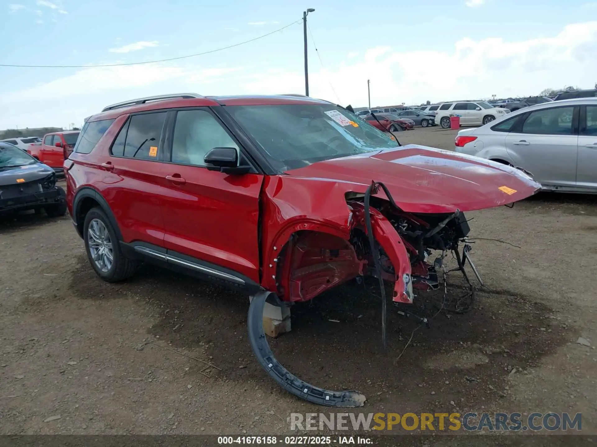 1 fotografías del automóvil dañado 1FMUK7HH2SGA66909 FORD EXPLORER 2025