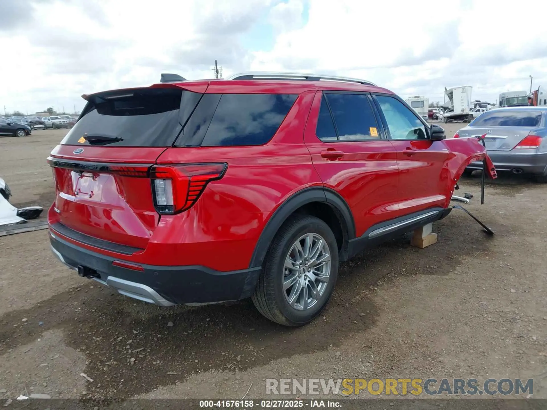 4 fotografías del automóvil dañado 1FMUK7HH2SGA66909 FORD EXPLORER 2025