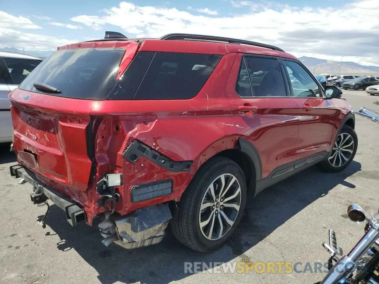 3 fotografías del automóvil dañado 1FMUK7KH9SGA40462 FORD EXPLORER 2025