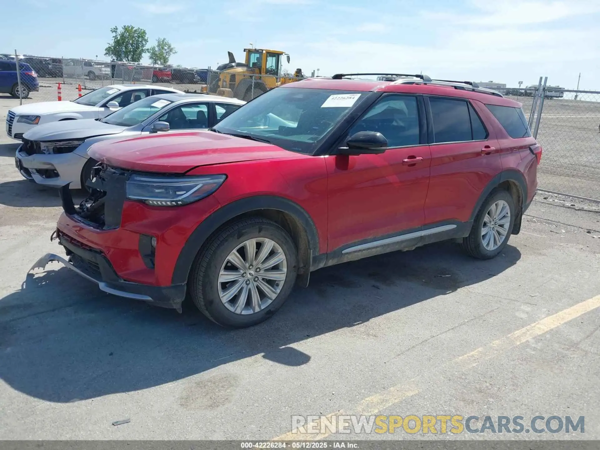 2 fotografías del automóvil dañado 1FMUK8HH9SGA53435 FORD EXPLORER 2025