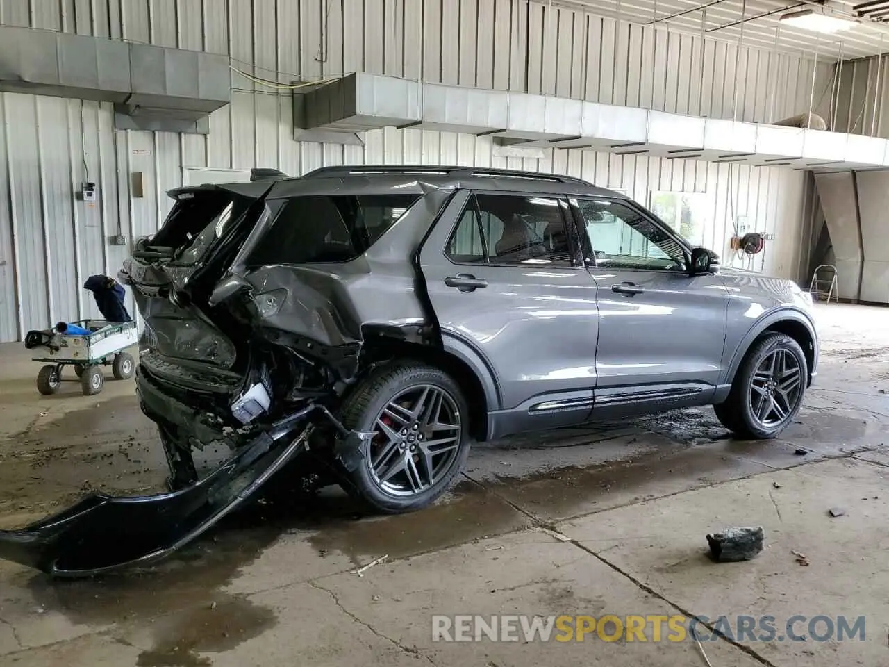3 fotografías del automóvil dañado 1FMUK8KH3SGB37579 FORD EXPLORER 2025