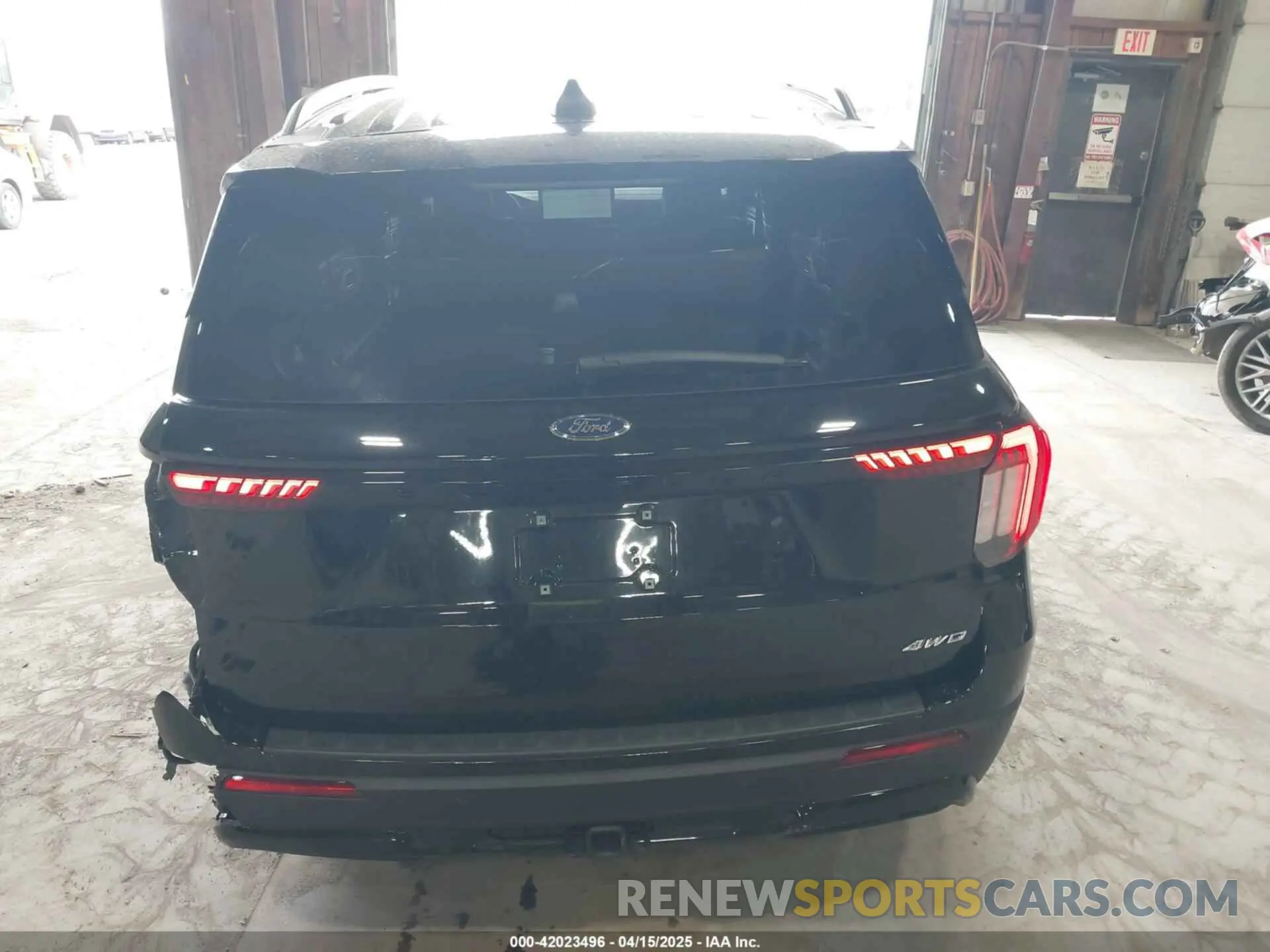16 fotografías del automóvil dañado 1FMUK8KH5SGA50542 FORD EXPLORER 2025
