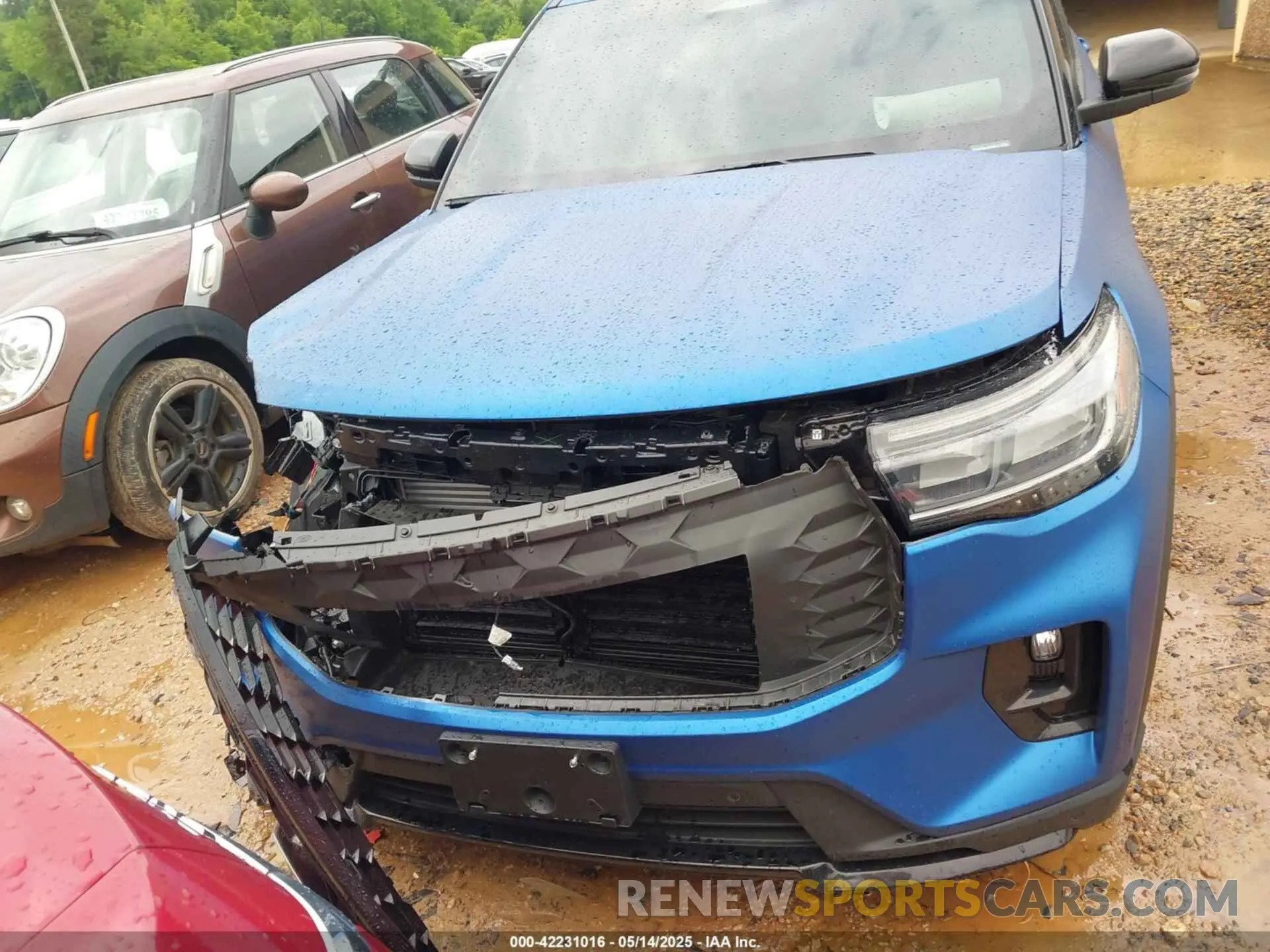 12 fotografías del automóvil dañado 1FMWK8GC9SGA56821 FORD EXPLORER 2025