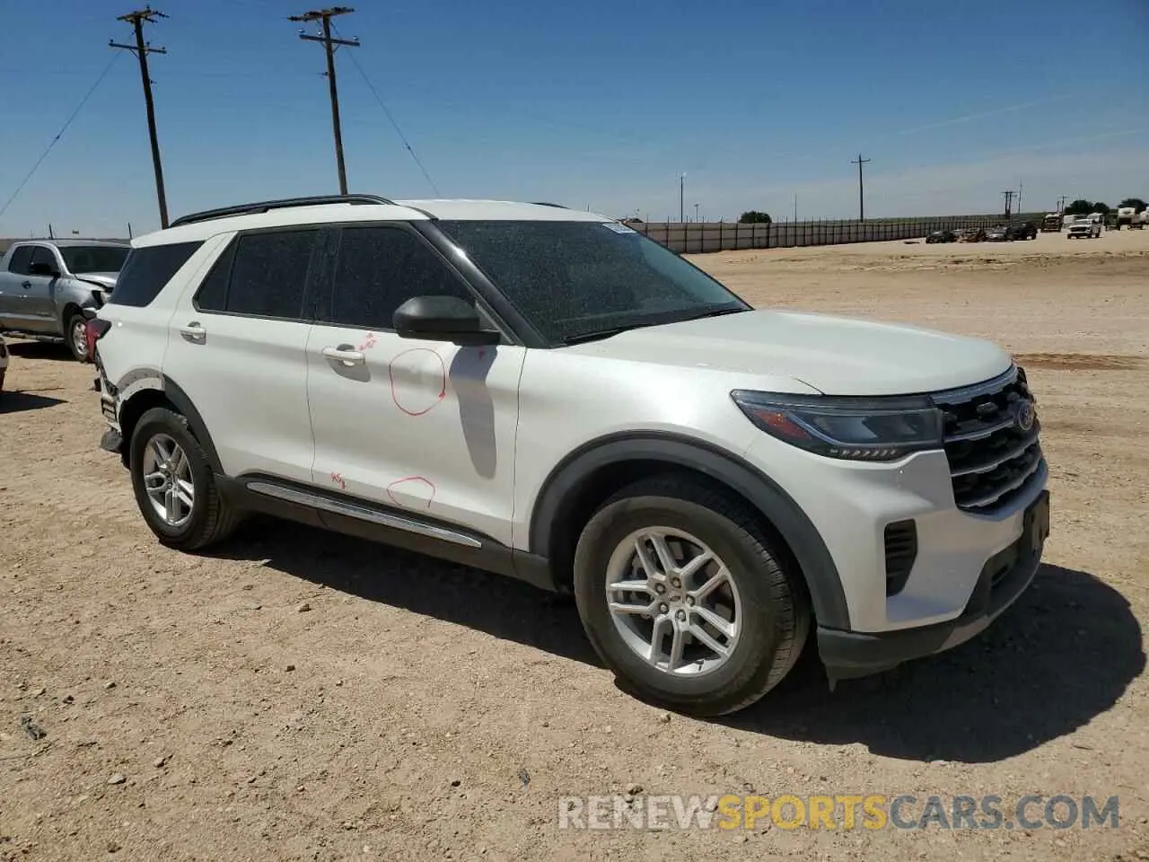 4 fotografías del automóvil dañado 1FMUK7DH1SGA05685 FORD EXPLORER A 2025