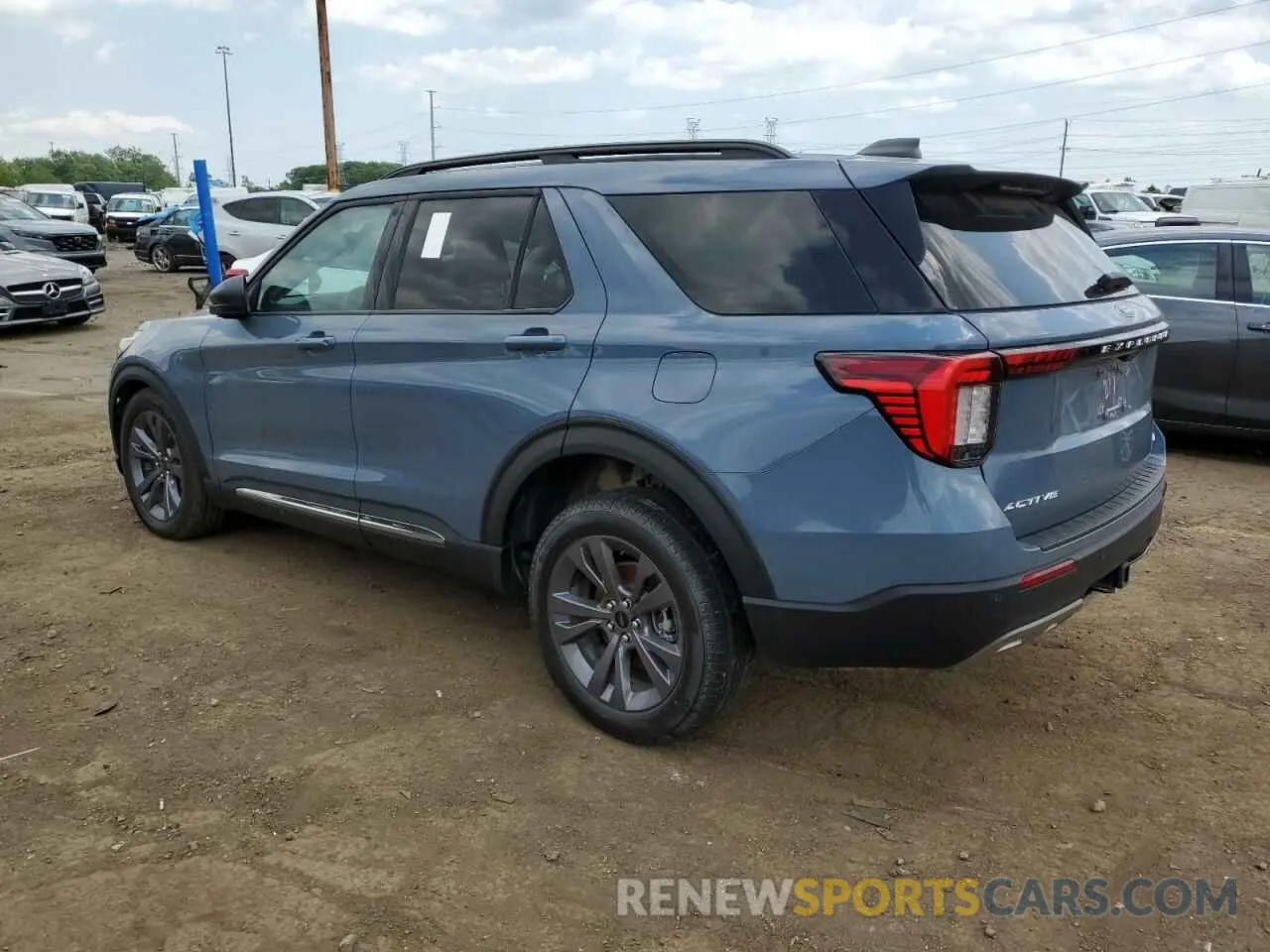 2 fotografías del automóvil dañado 1FMUK8DH1SGA07877 FORD EXPLORER A 2025