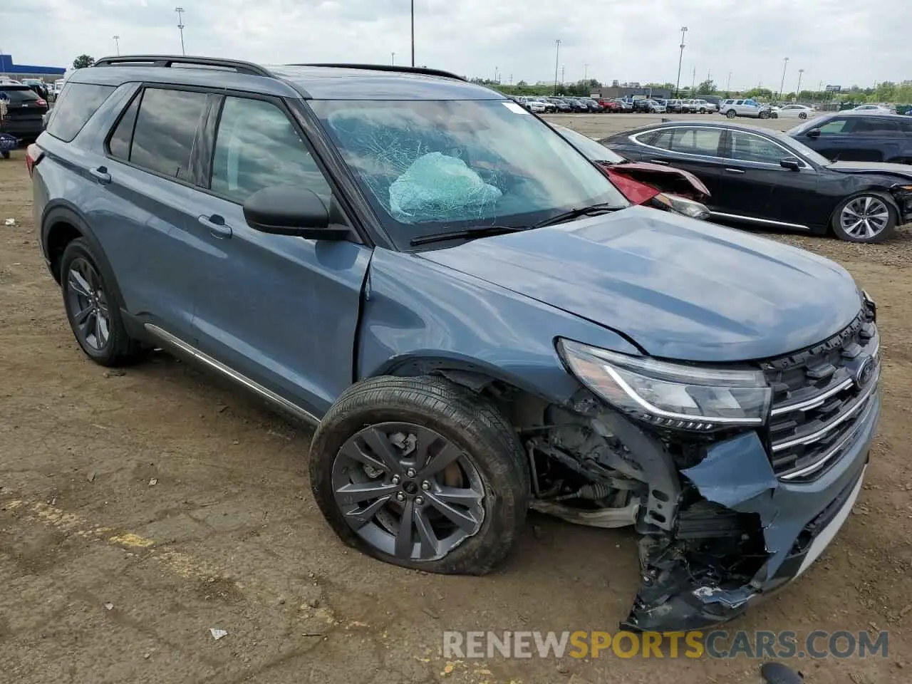 4 fotografías del automóvil dañado 1FMUK8DH1SGA07877 FORD EXPLORER A 2025