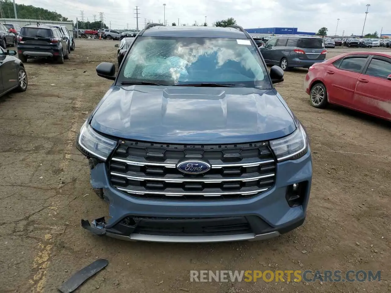 5 fotografías del automóvil dañado 1FMUK8DH1SGA07877 FORD EXPLORER A 2025