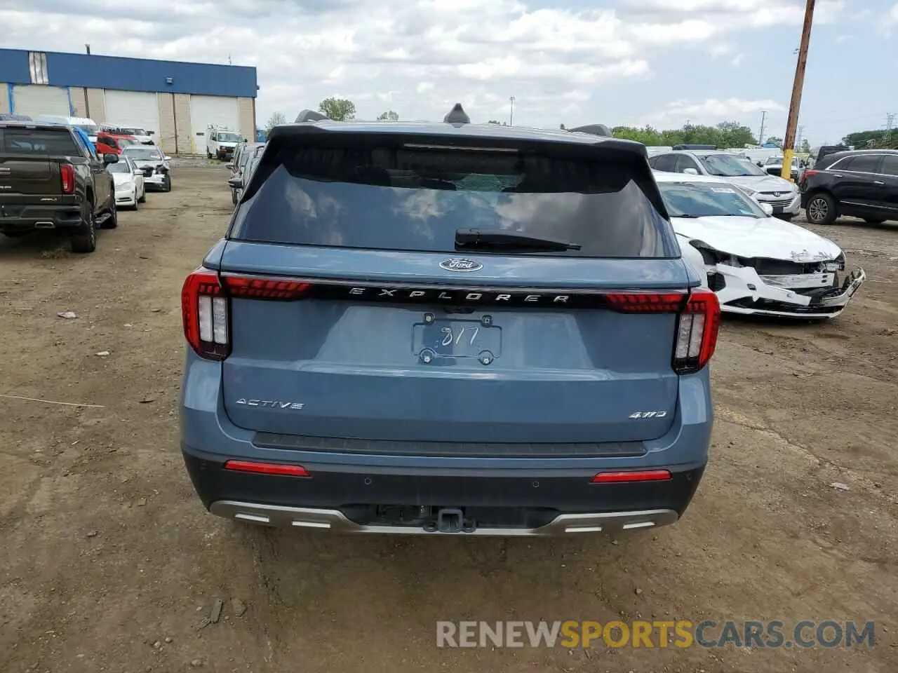 6 fotografías del automóvil dañado 1FMUK8DH1SGA07877 FORD EXPLORER A 2025