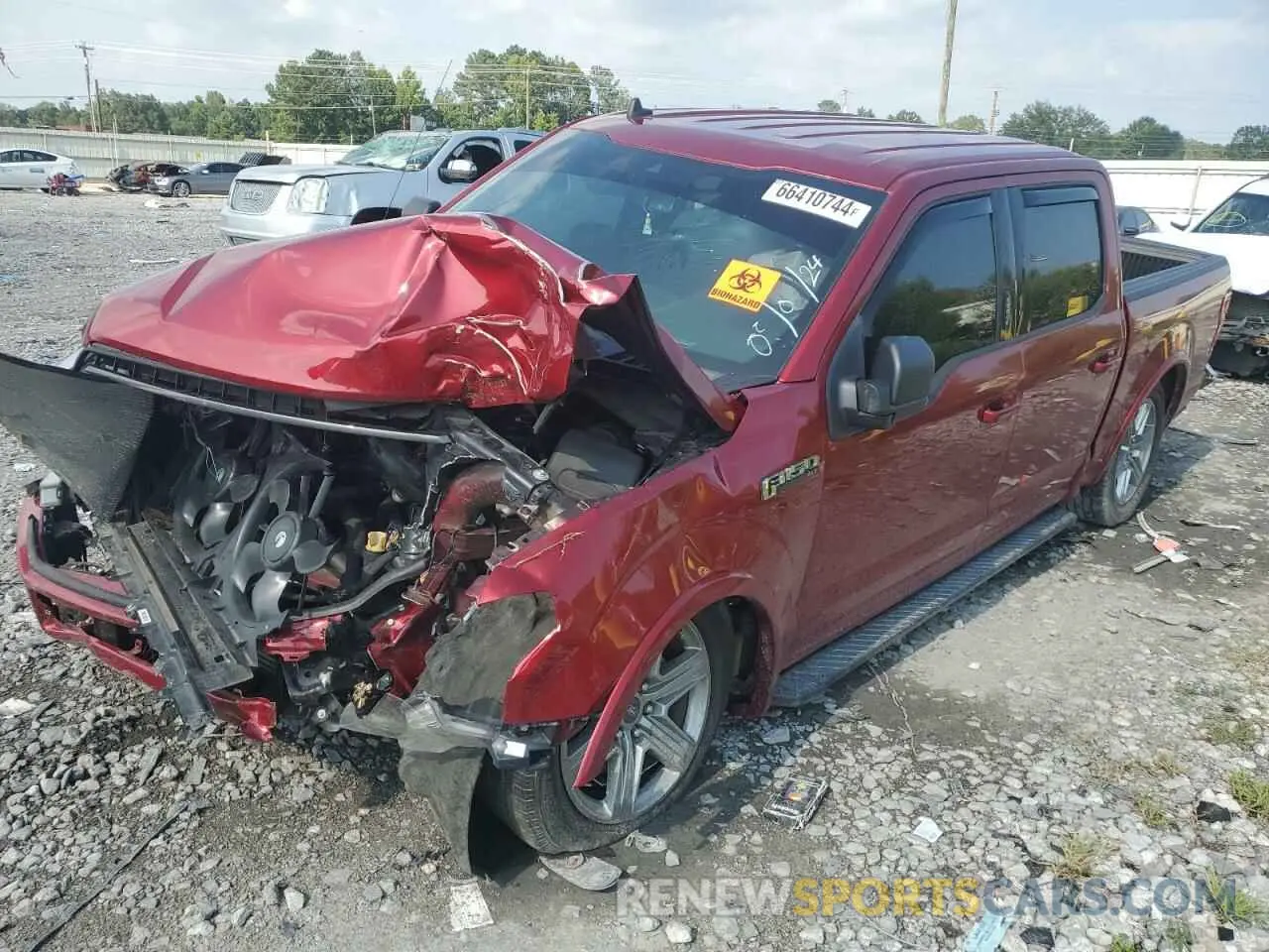 1 fotografías del automóvil dañado 1FTEW1C44KFD08541 FORD F-150 2019