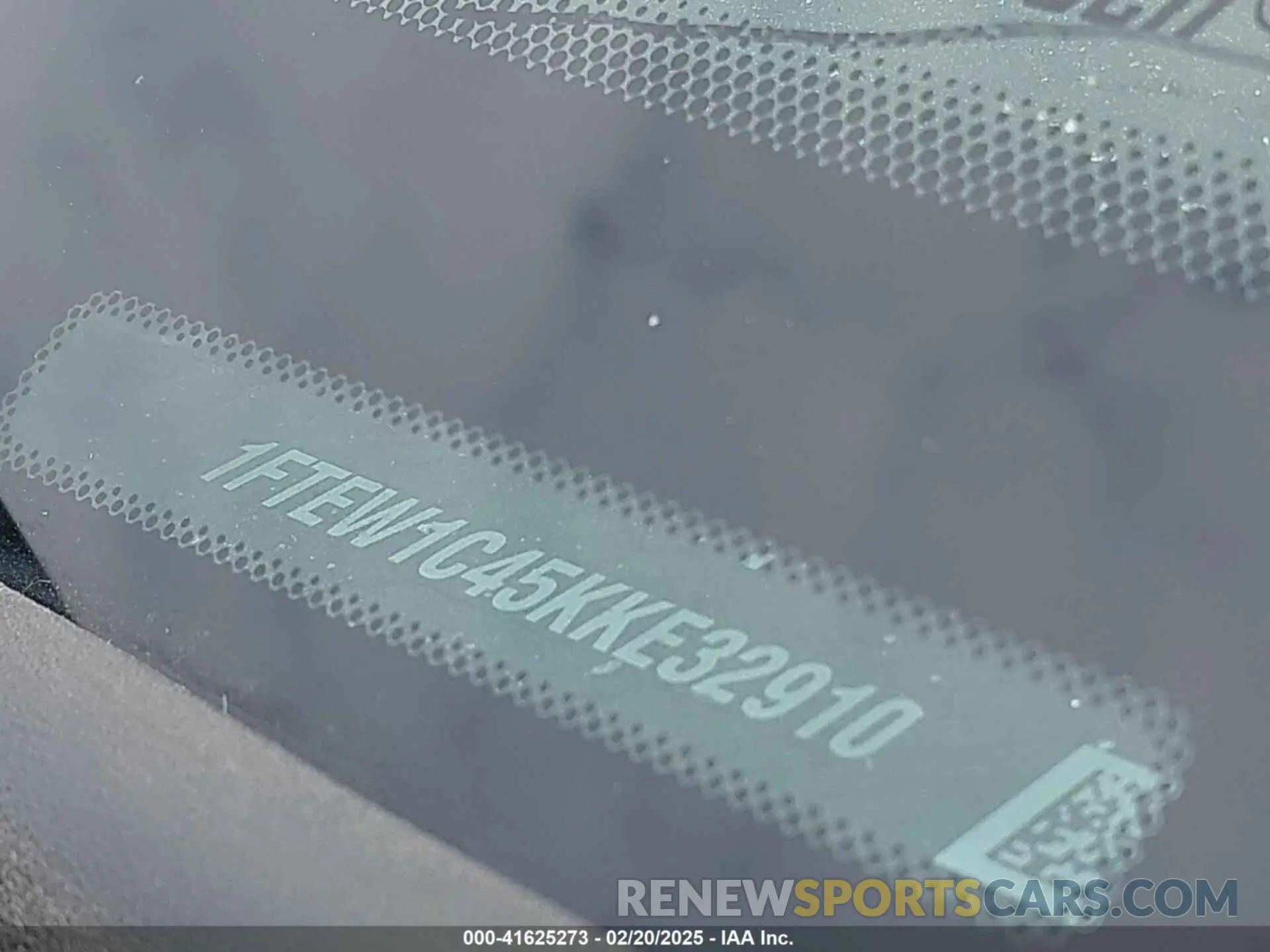 9 fotografías del automóvil dañado 1FTEW1C45KKE32910 FORD F-150 2019