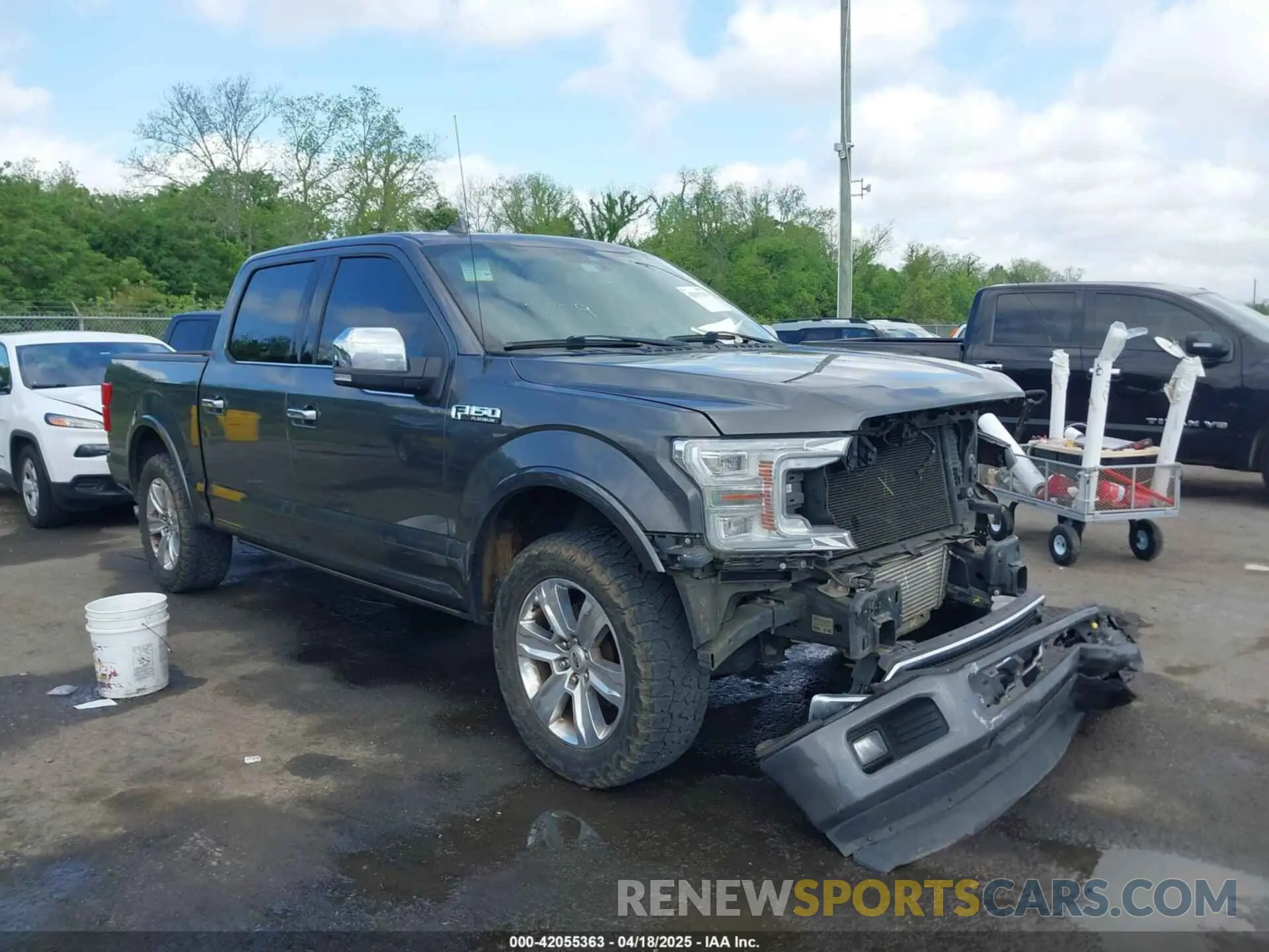 1 fotografías del automóvil dañado 1FTEW1C49KFB49046 FORD F-150 2019