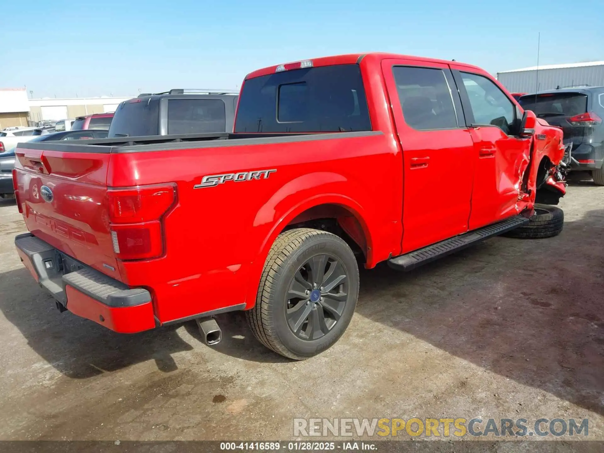 4 fotografías del automóvil dañado 1FTEW1C4XKFC45445 FORD F-150 2019