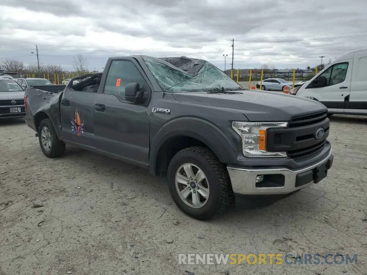 4 fotografías del automóvil dañado 1FTEW1CB4KKE45601 FORD F-150 2019