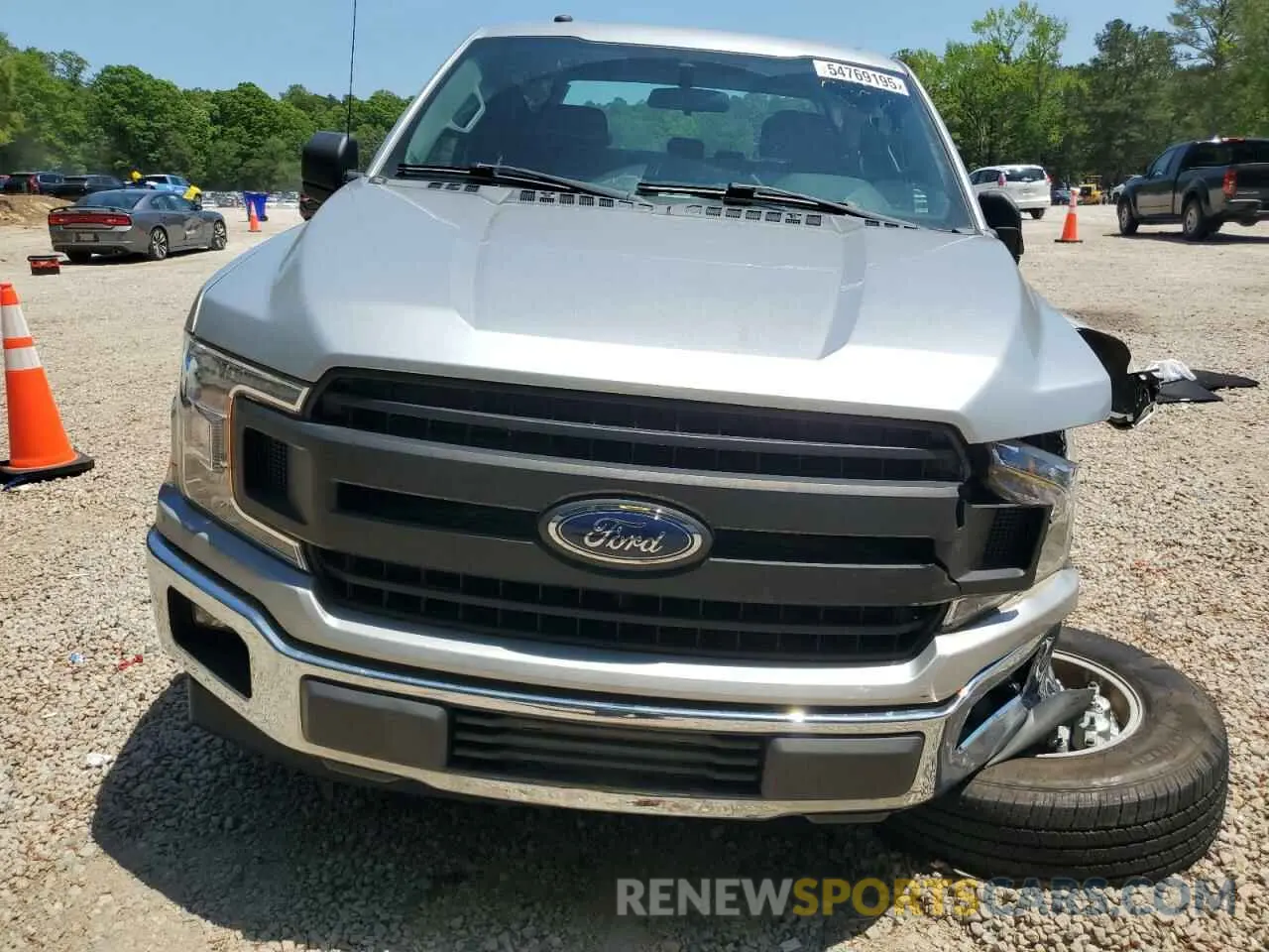 5 fotografías del automóvil dañado 1FTEW1CB6KFB42814 FORD F-150 2019