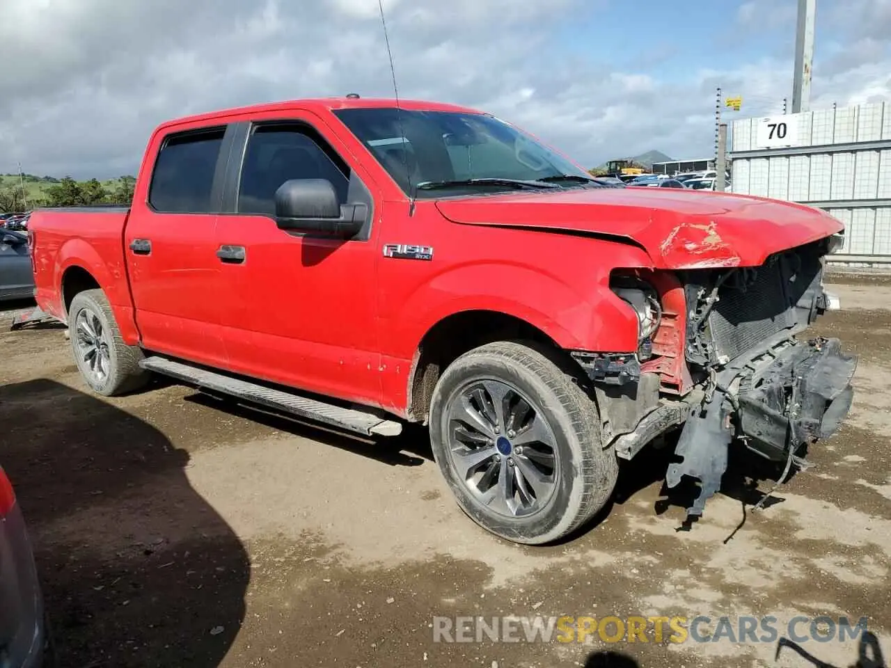 4 fotografías del automóvil dañado 1FTEW1CP1KKD03976 FORD F-150 2019