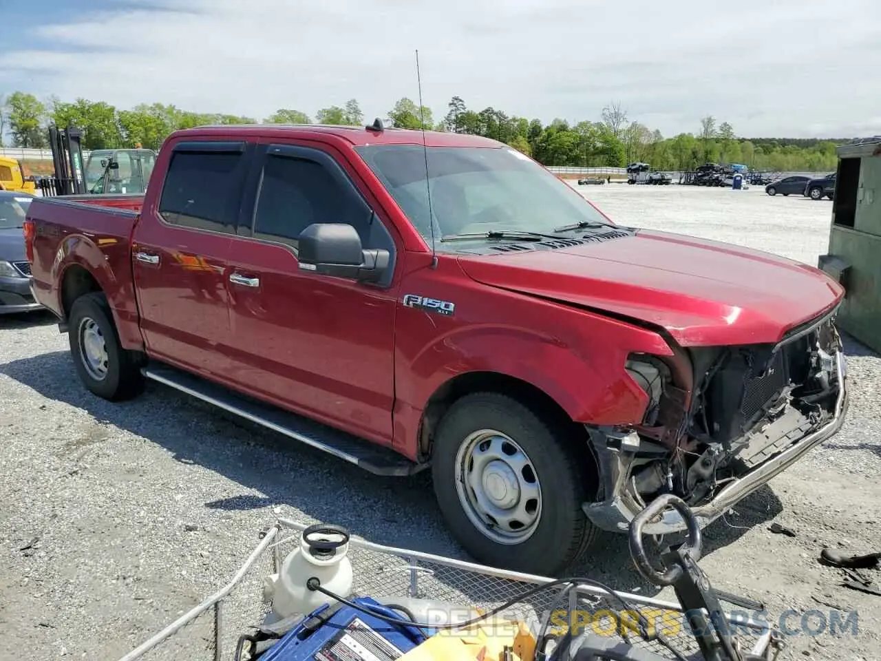 4 fotografías del automóvil dañado 1FTEW1E43KFB11681 FORD F-150 2019