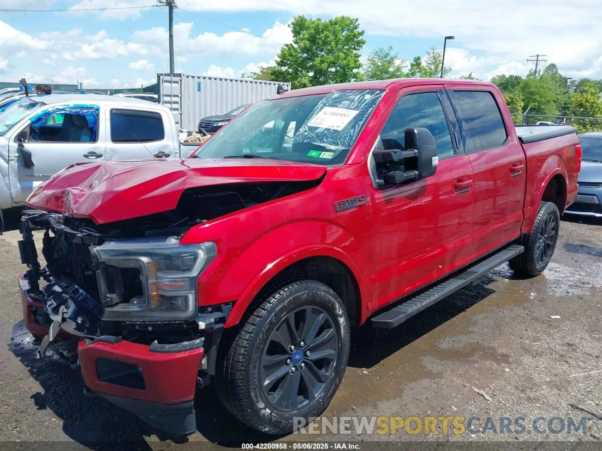 2 fotografías del automóvil dañado 1FTEW1E43KFB75154 FORD F-150 2019