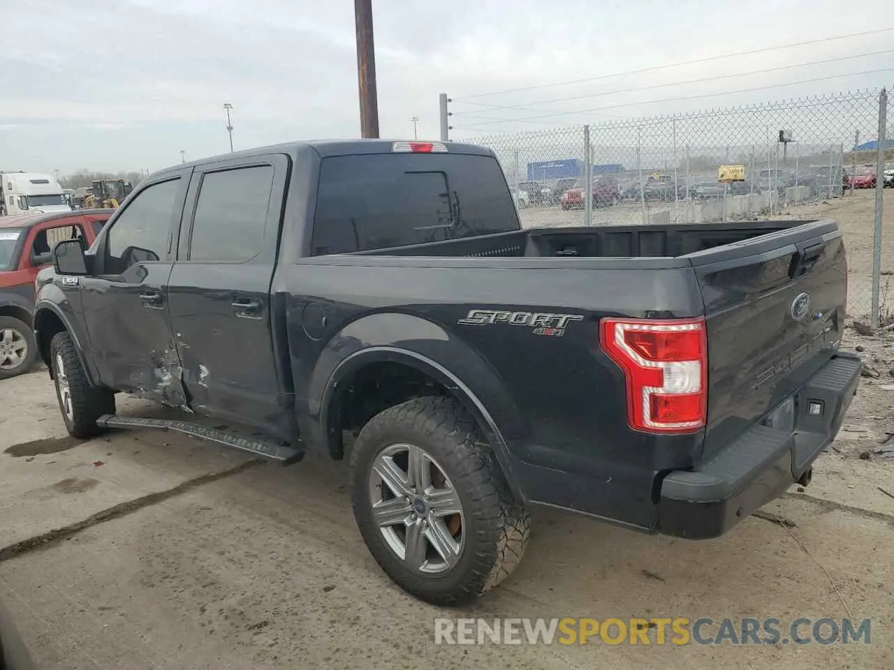 2 fotografías del automóvil dañado 1FTEW1E43KFC99490 FORD F-150 2019