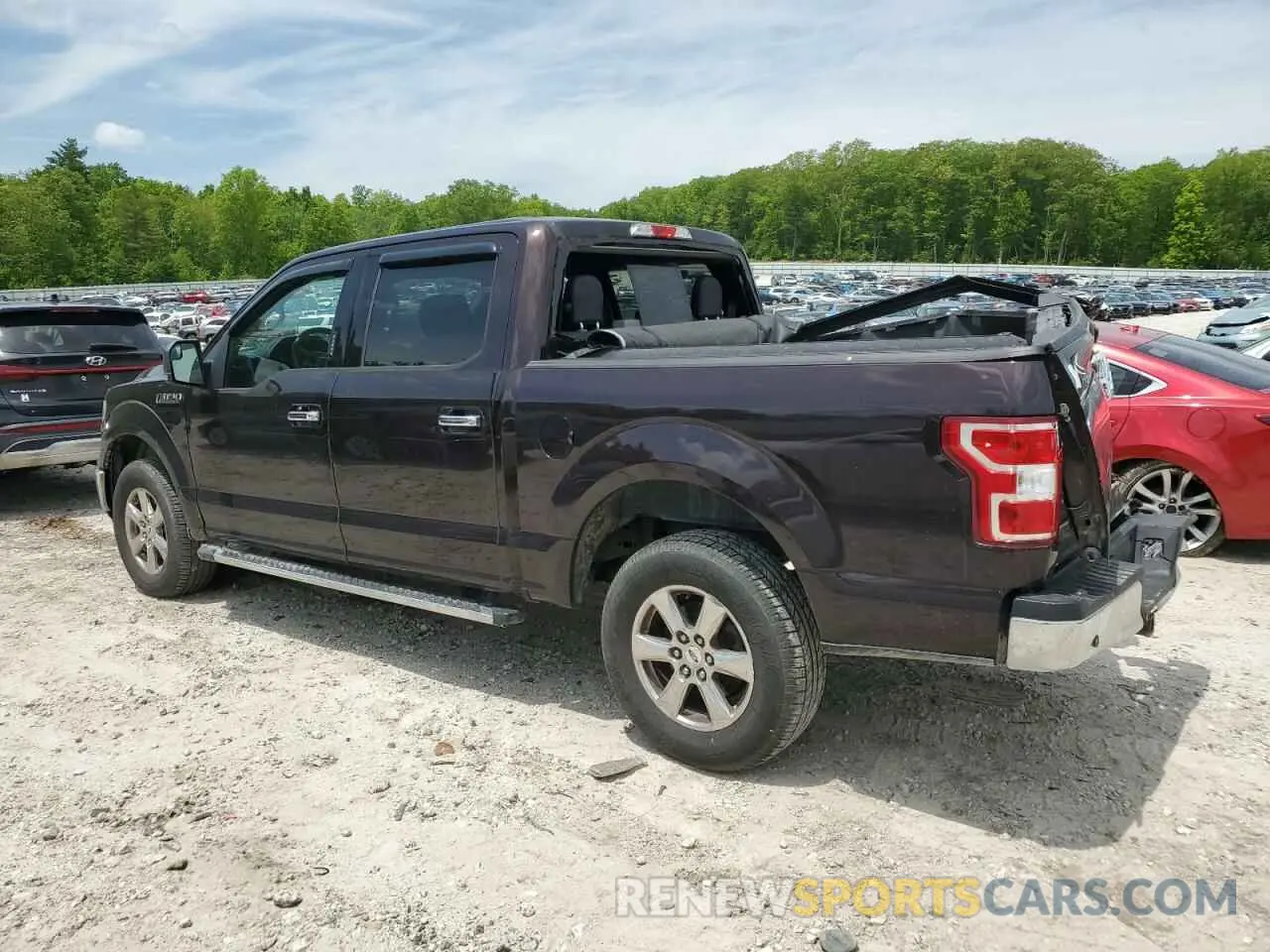 2 fotografías del automóvil dañado 1FTEW1E43KKC45324 FORD F-150 2019