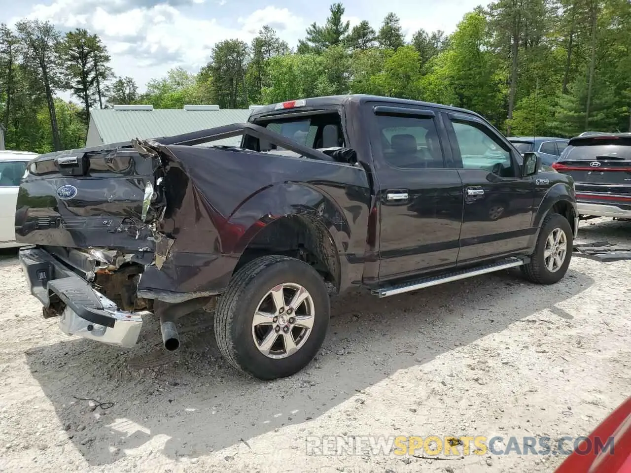 3 fotografías del automóvil dañado 1FTEW1E43KKC45324 FORD F-150 2019
