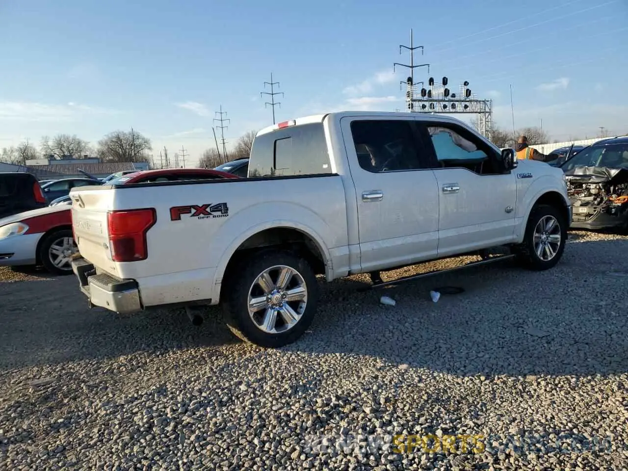 3 fotografías del automóvil dañado 1FTEW1E46KFC30549 FORD F-150 2019