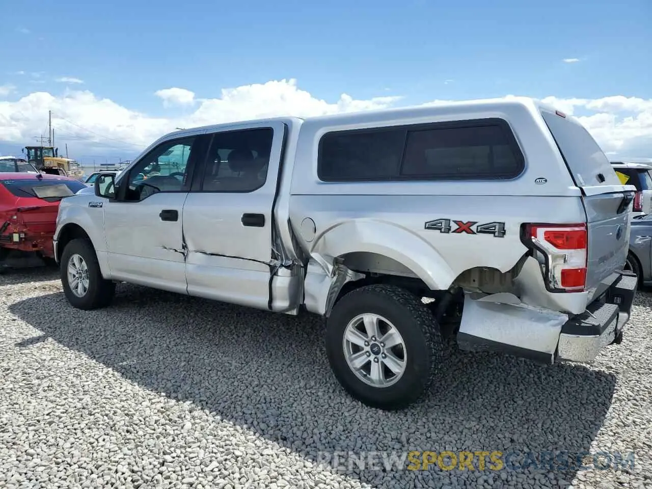 2 fotografías del automóvil dañado 1FTEW1E46KFC34178 FORD F-150 2019