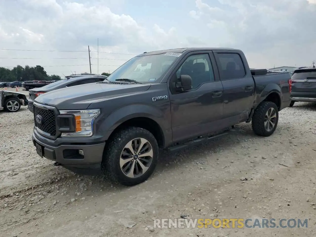 1 fotografías del automóvil dañado 1FTEW1E46KKE47168 FORD F-150 2019