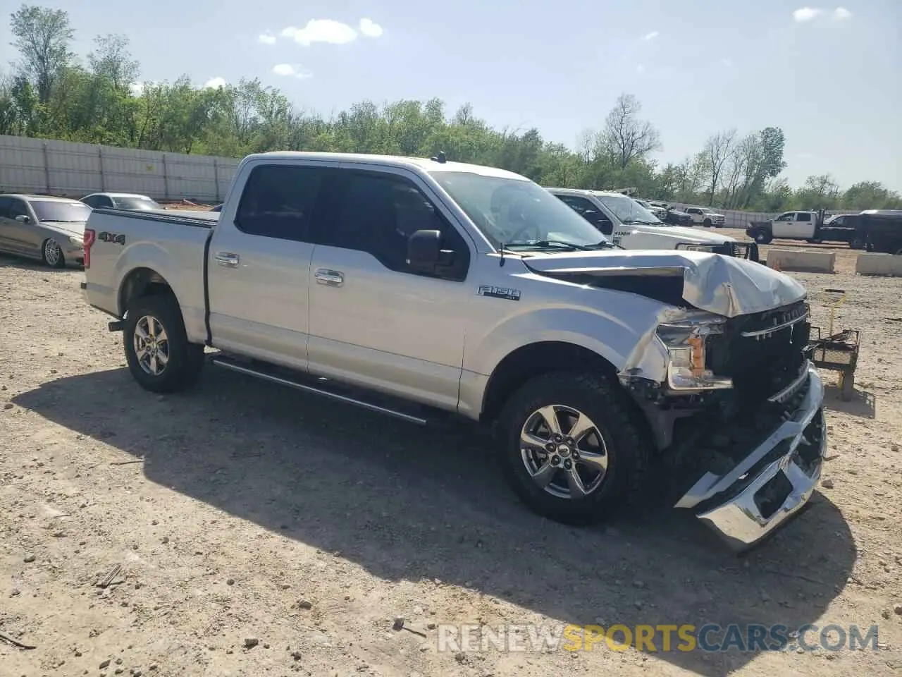 4 fotografías del automóvil dañado 1FTEW1E46KKE60535 FORD F-150 2019