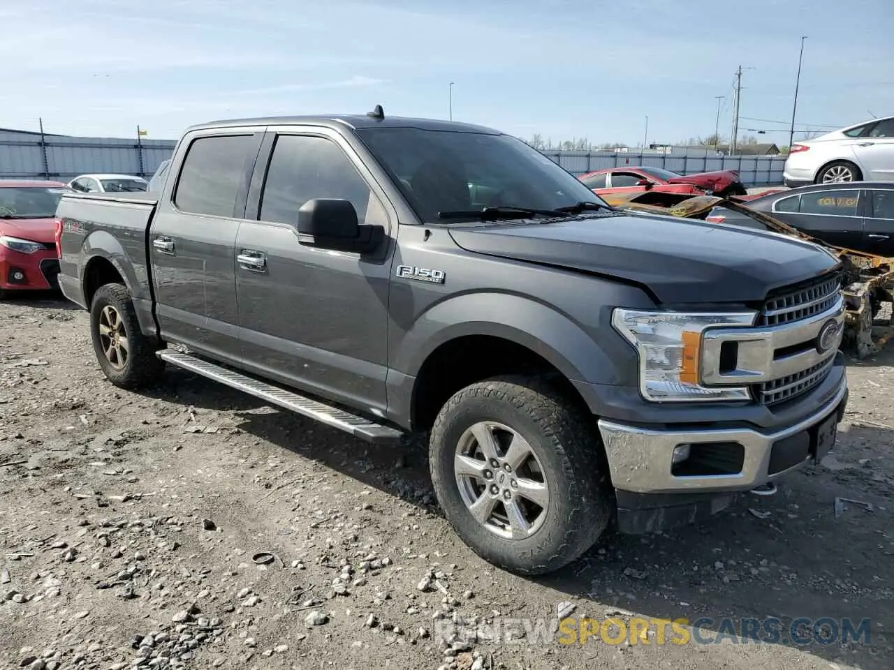 4 fotografías del automóvil dañado 1FTEW1E49KKC32755 FORD F-150 2019
