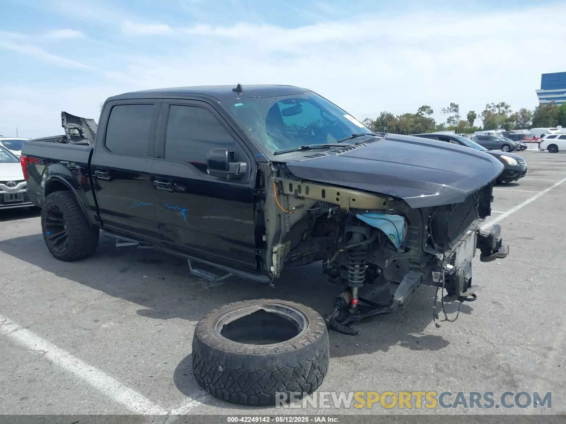 1 fotografías del automóvil dañado 1FTEW1E49KKE80701 FORD F-150 2019