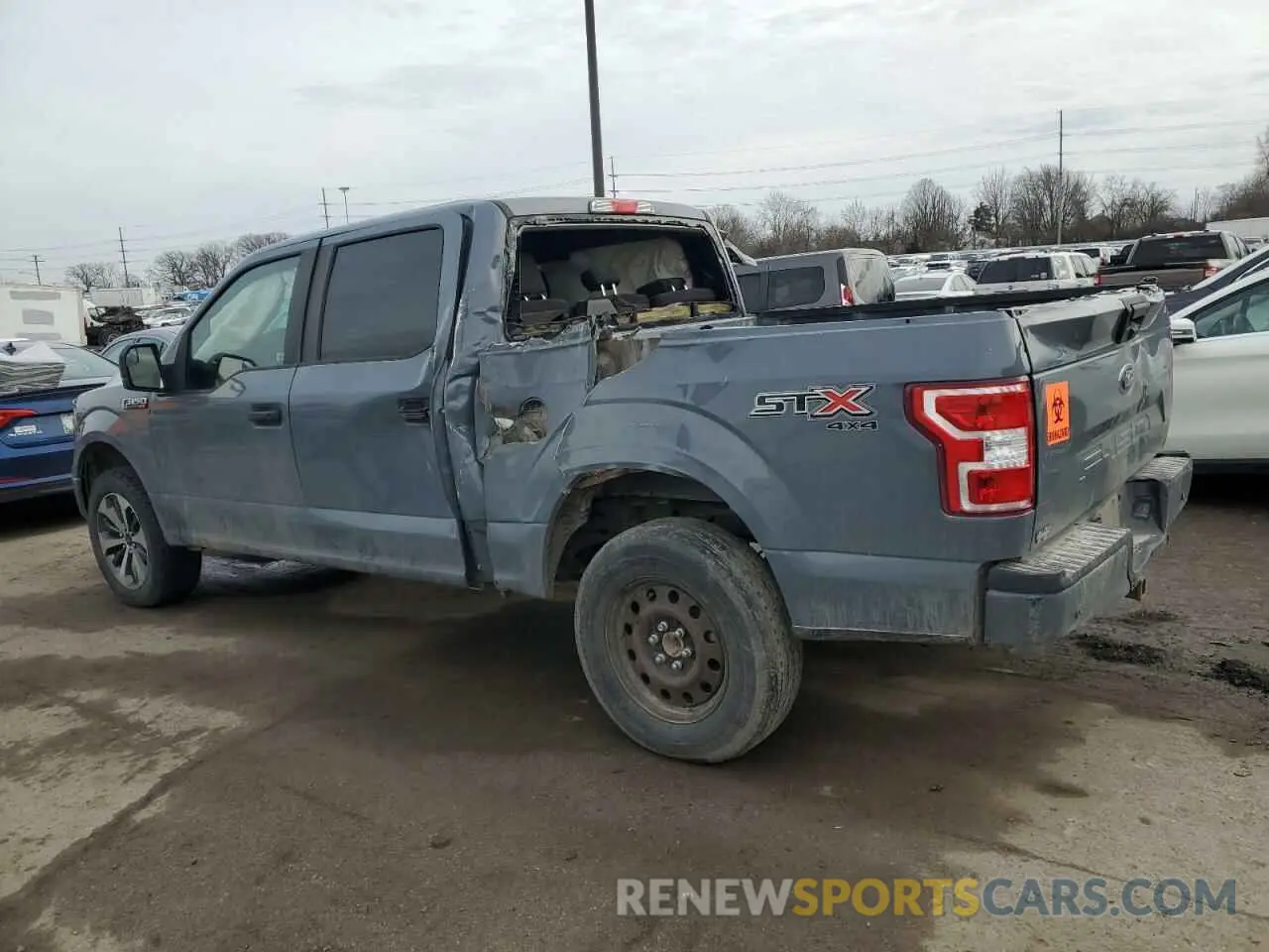 2 fotografías del automóvil dañado 1FTEW1E51KFC05860 FORD F-150 2019
