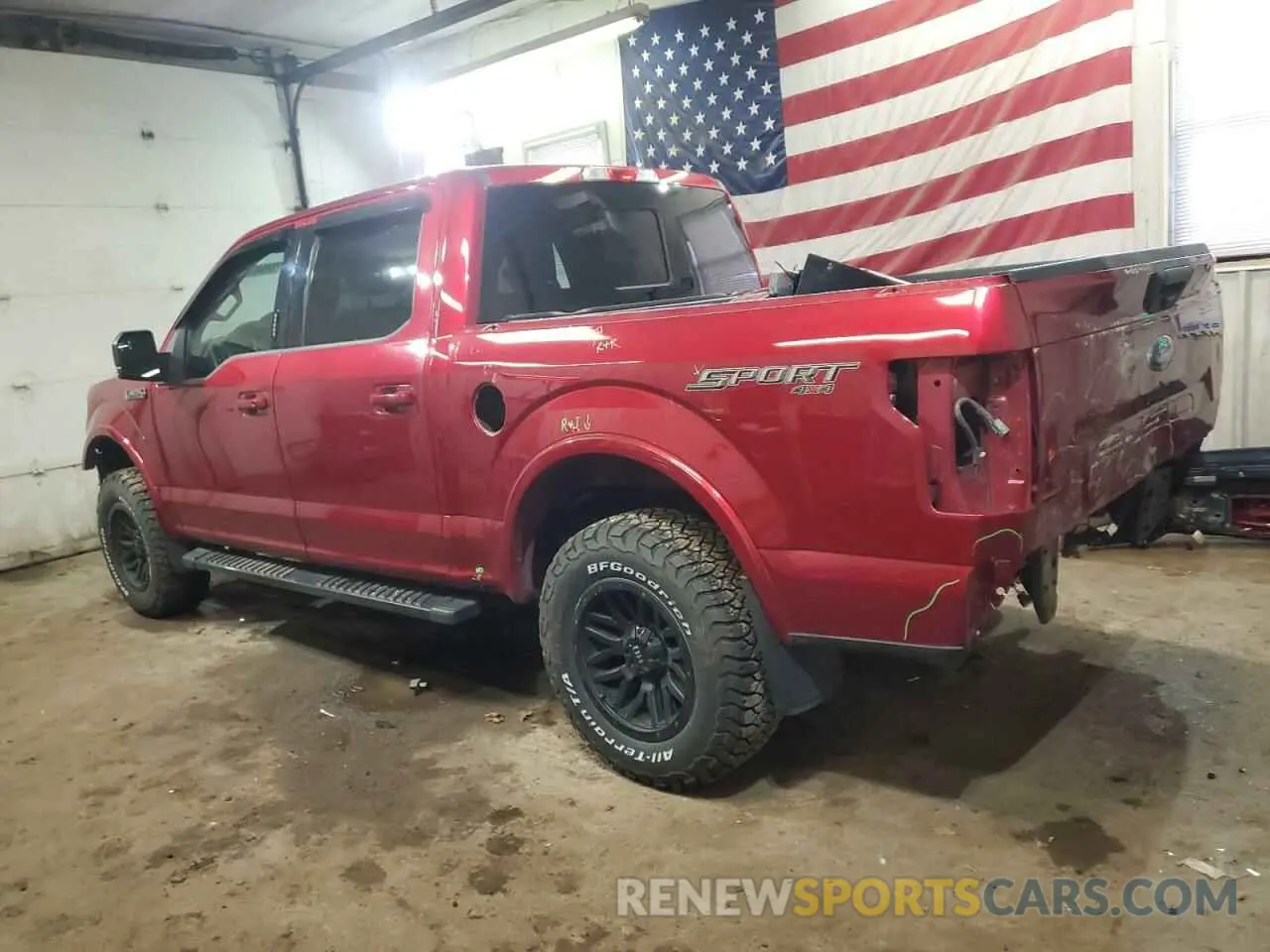 2 fotografías del automóvil dañado 1FTEW1E51KFD04453 FORD F-150 2019