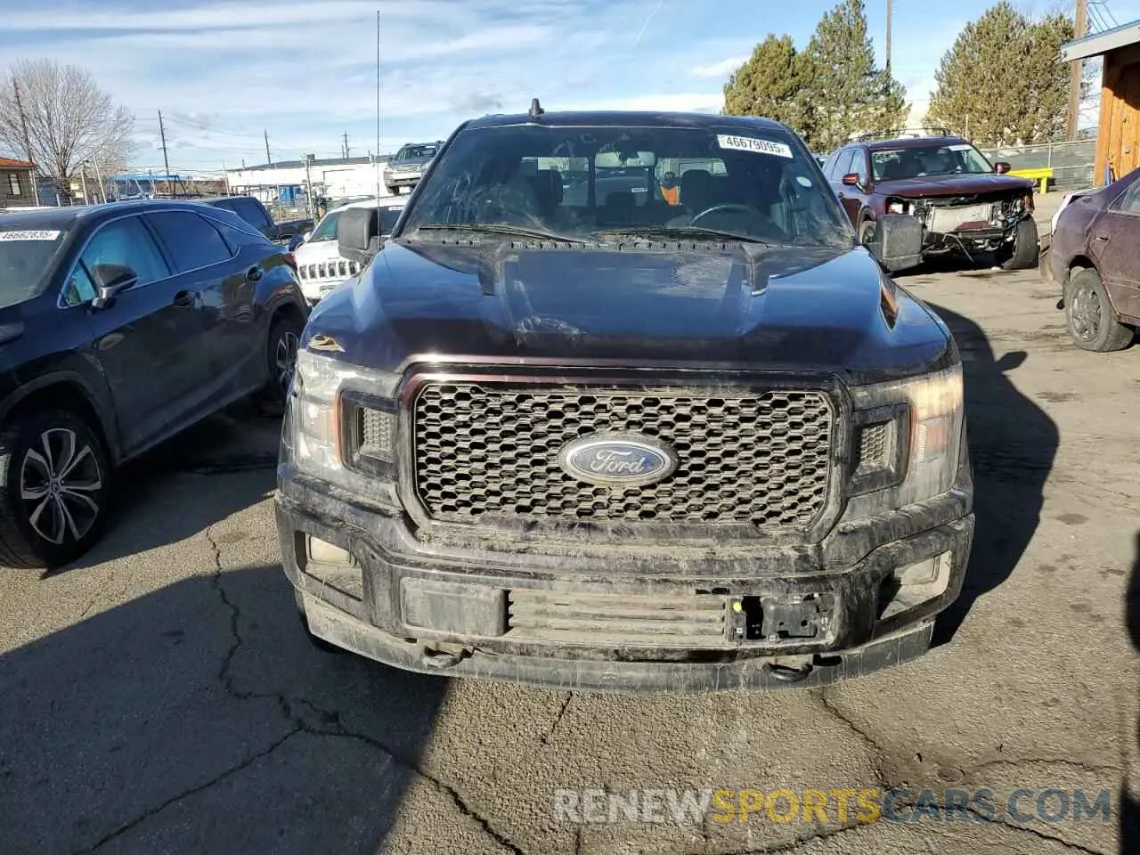 5 fotografías del automóvil dañado 1FTEW1E52KFB61836 FORD F-150 2019